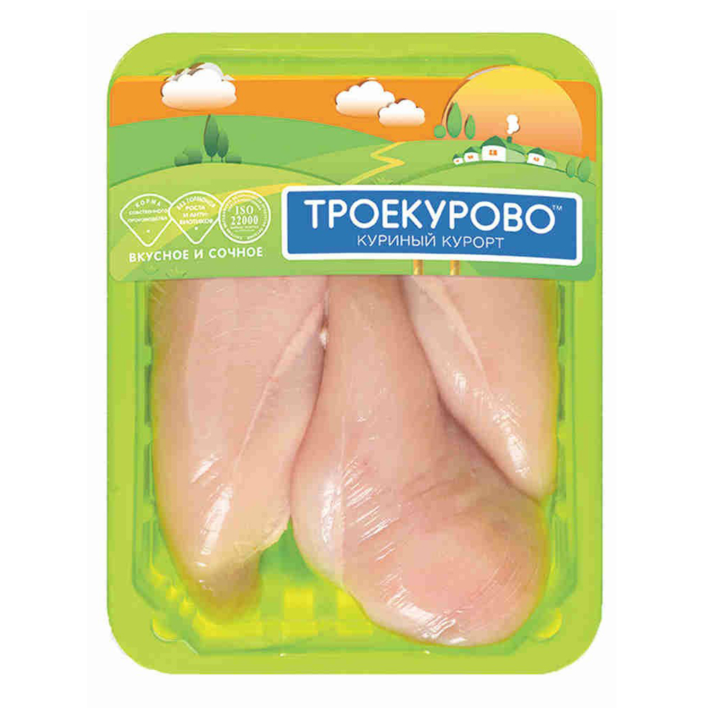 Филе куриное Троекурово охлажденное +-1 кг