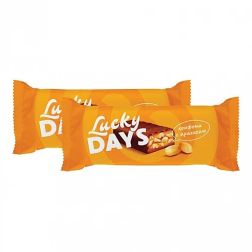 Конфеты карамельные Lucky Days с арахисом