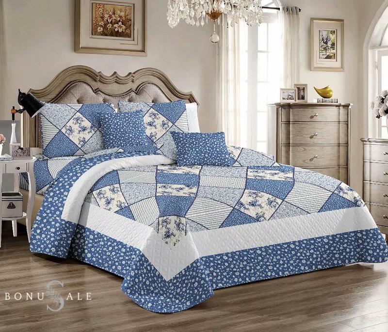 фото Покрывало tango с наволочками из полиэстера tango pw444-55 patchwork 230х250