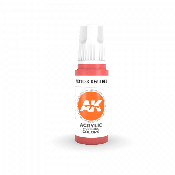 фото Краска акриловая ak interactive 3rd generation dead red17ml