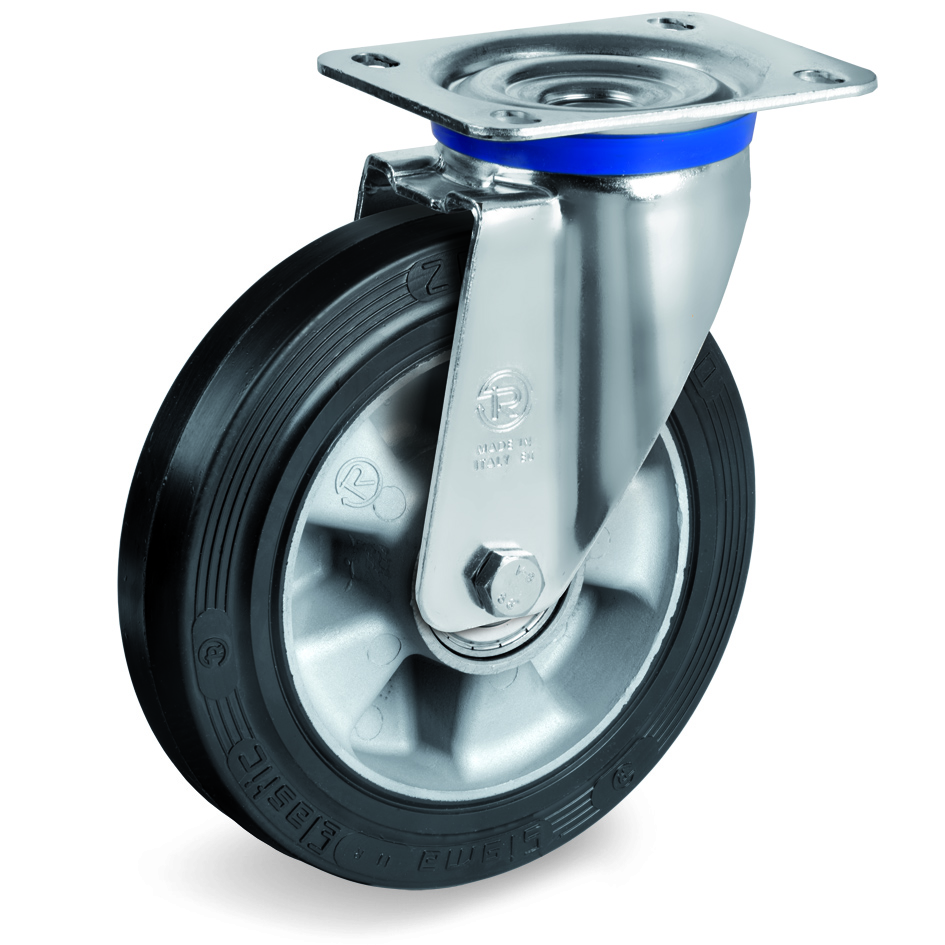 Колесо большегрузное Tellure Rota 724506 большегрузное обрезиненное поворотное колесо mfk torg