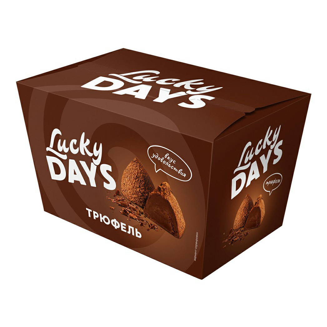 Конфеты неглазированные Lucky Days Трюфель 200 г