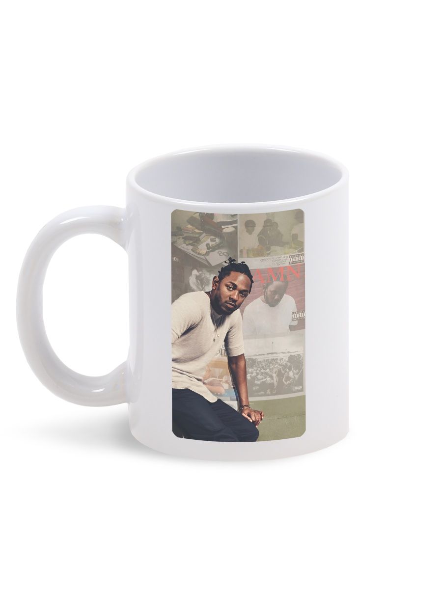 

Кружка Каждому Своё Кендрик Ламар, Kendrick Lamar, DAMN 330 мл, CU-MZKL17-W/S