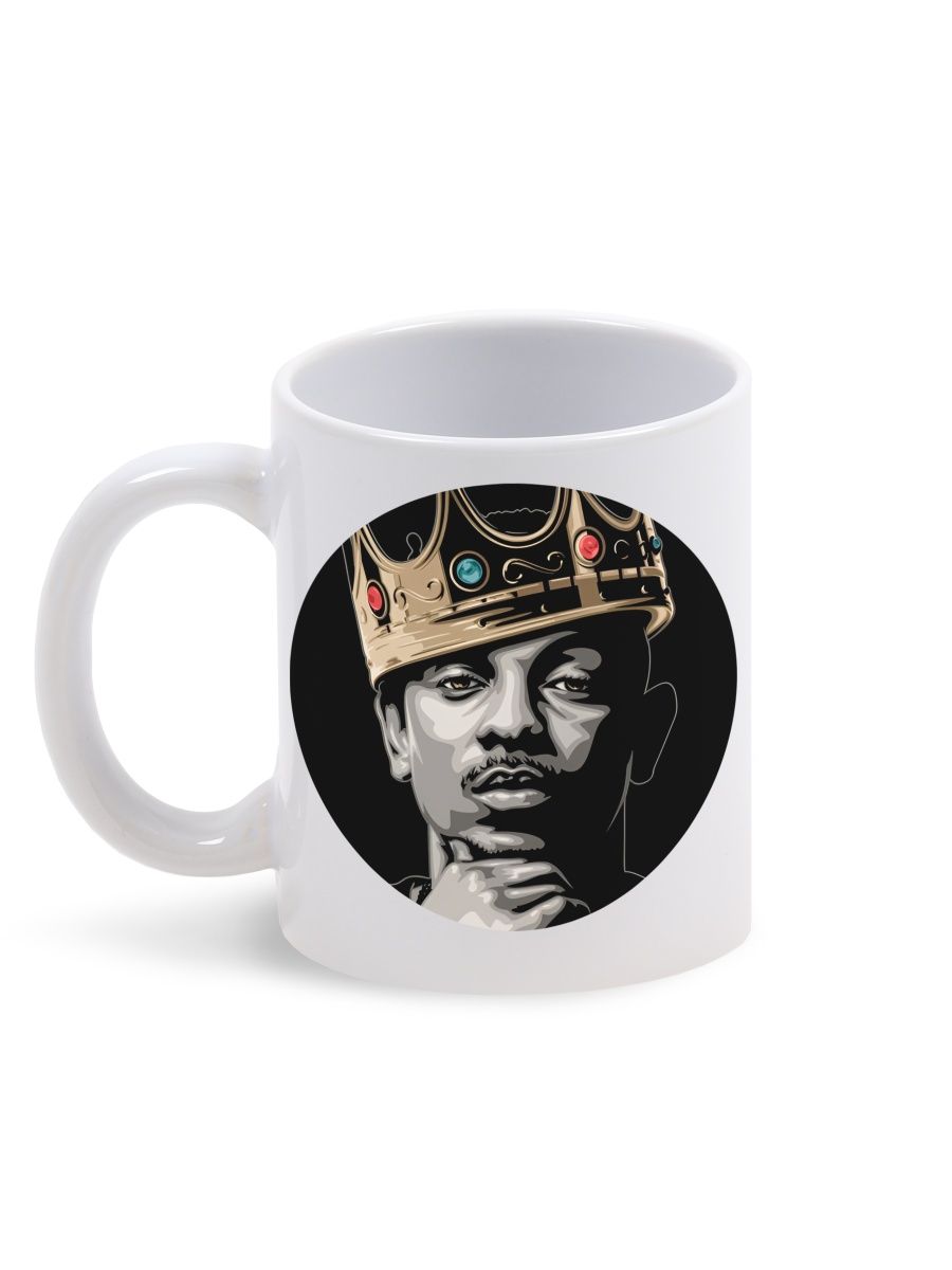 

Кружка Каждому Своё Кендрик Ламар, Kendrick Lamar, DAMN 330 мл, CU-MZKL8-W/S