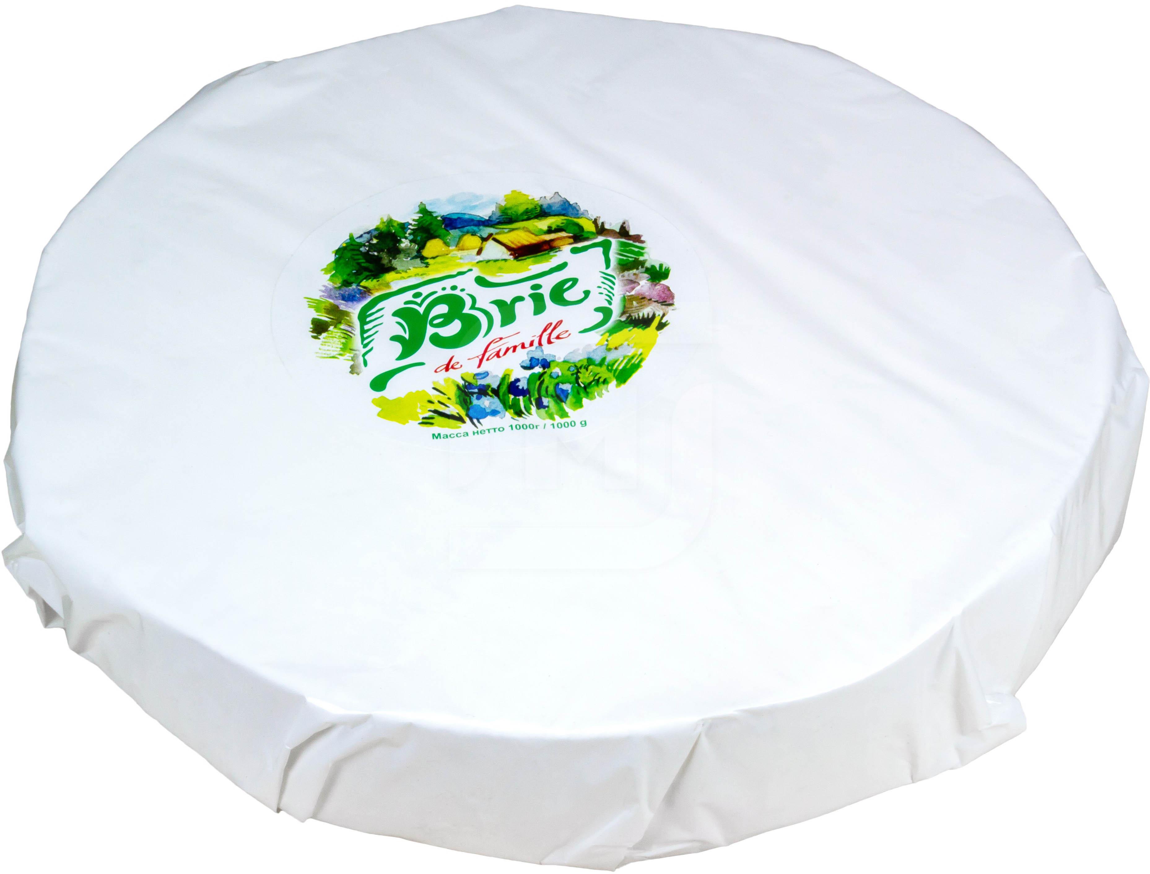 

Сыр мягкий De famille Brie с белой плесенью 50% БЗМЖ +-500 г