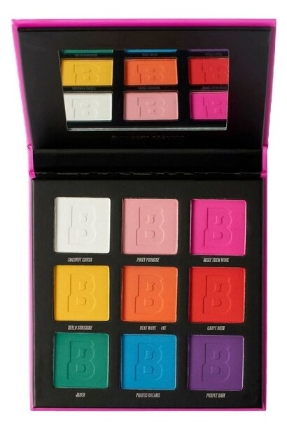 

Палетка теней для глаз BY BEAUTY BAY BRIGHT MATTE 9 COLOUR PALETTE, BRIGHT MATTE 9