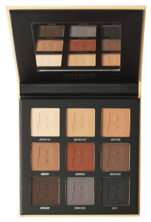 

Палетка теней для глаз BY BEAUTY BAY NUDE MATTE 9 COLOUR PALETTE, NUDE MATTE 9
