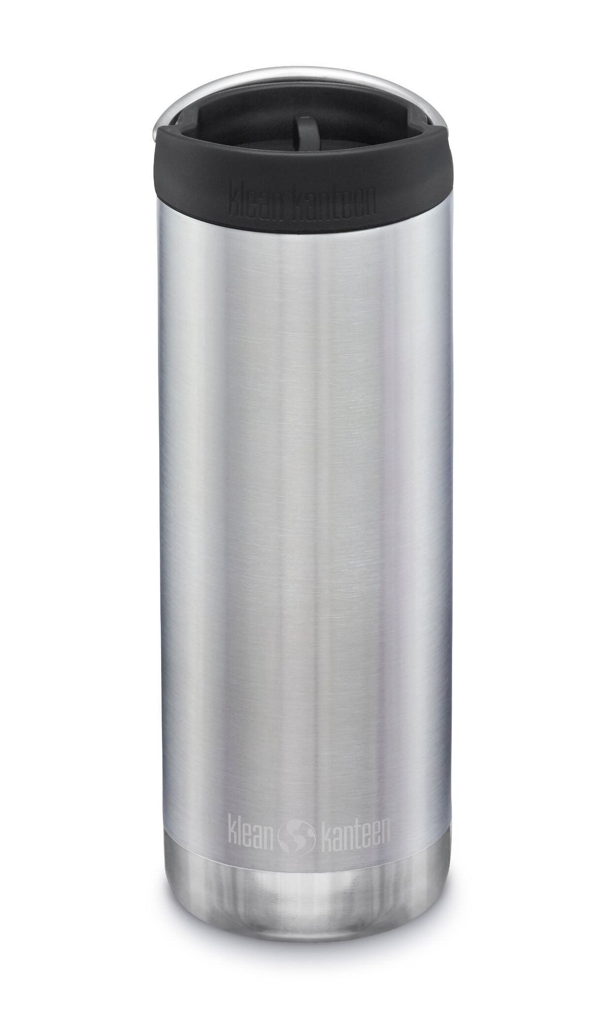 фото Термокружка klean kanteen tkwide cafe cap 16oz (473 мл) brushed stainless