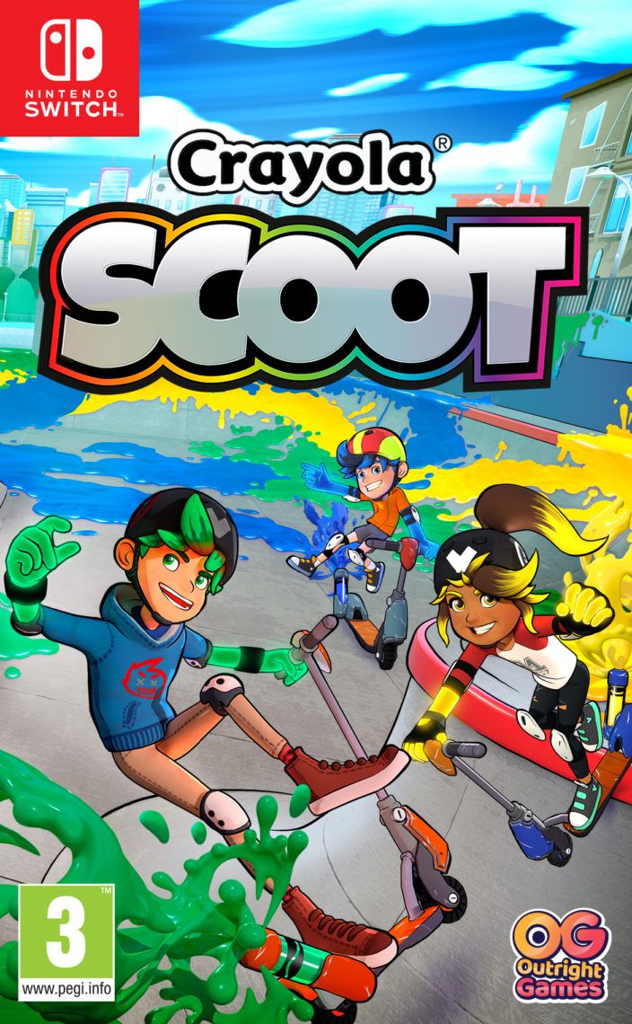 

Игра Crayola Scoot (Nintendo Switch, полностью на иностранном языке), Crayola Scoot
