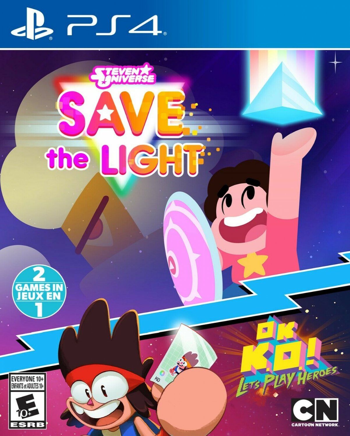 

Игра Steven Universe: Save the Light and OK K.O! (PS4, полностью на иностранном языке), Steven Universe: Save the Light and OK K.O! Let's Play Heroes