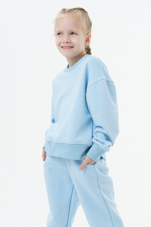 

Свитшот детский Ennergiia SS22-Kid01голубой цв. голубой р. 134, SS22-Kid01