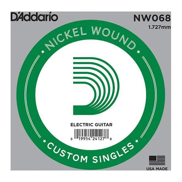 

Струна для электрогитары DAddario NW068 Nickel Wound, NW068 Nickel Wound