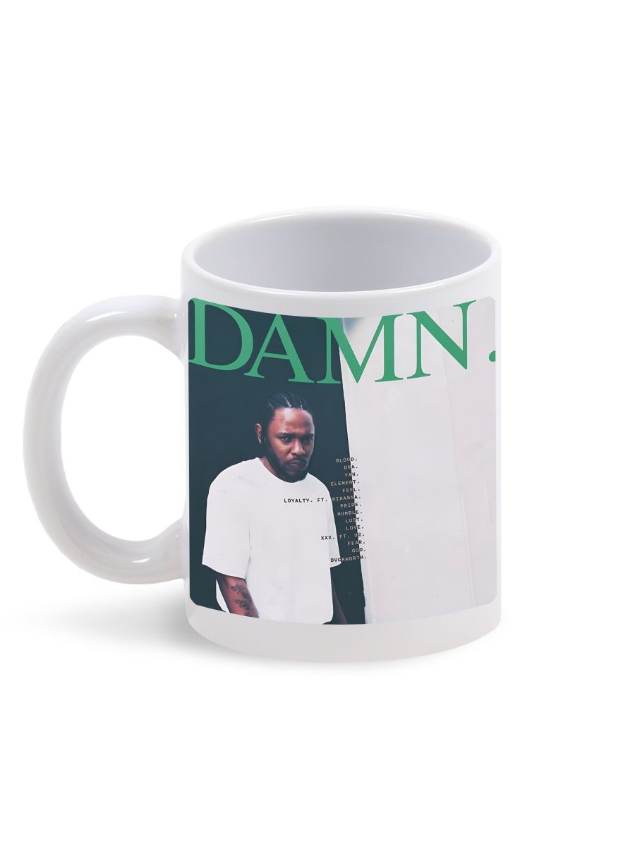 

Кружка Каждому Своё Кендрик Ламар, Kendrick Lamar, DAMN 330 мл, CU-MZKL2-W/S