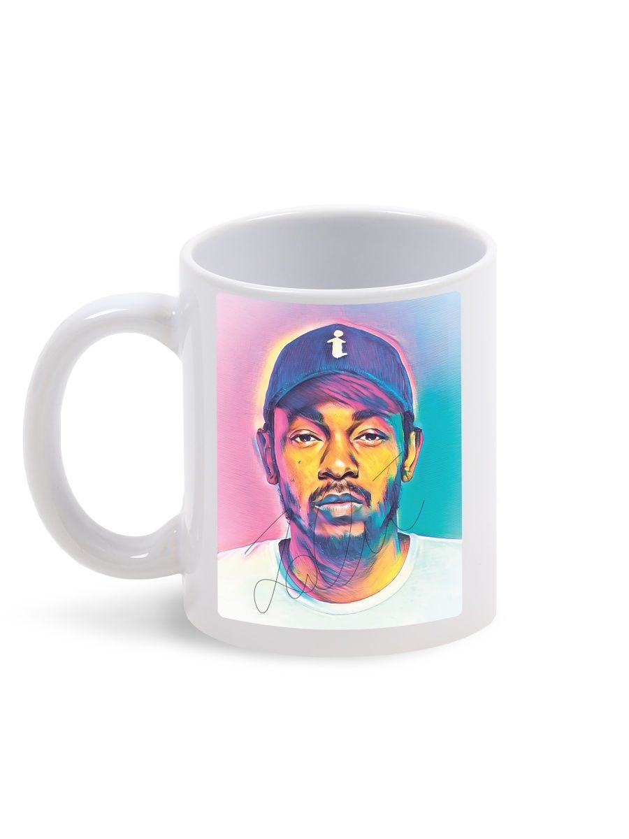 

Кружка Каждому Своё Кендрик Ламар, Kendrick Lamar, DAMN 330 мл, CU-MZKL3-W/S