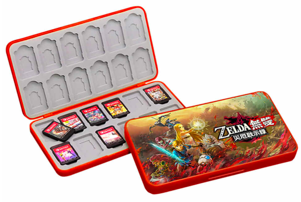 

Кейс для картриджей Zelda (Battle) 24 слота для Nintendo Switch, Разноцветный, Zelda (Battle) 24 слота