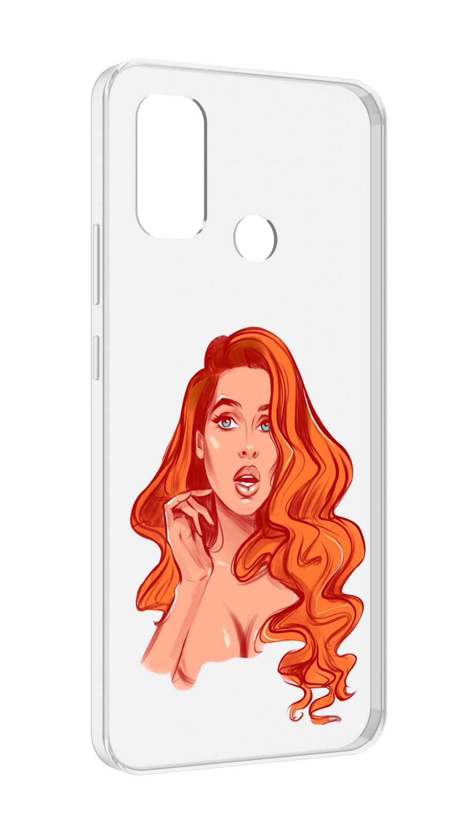 

Чехол MyPads рыжая-девушка-модельной-внешности женский для UleFone Note 10P/Note 10, Прозрачный, Tocco