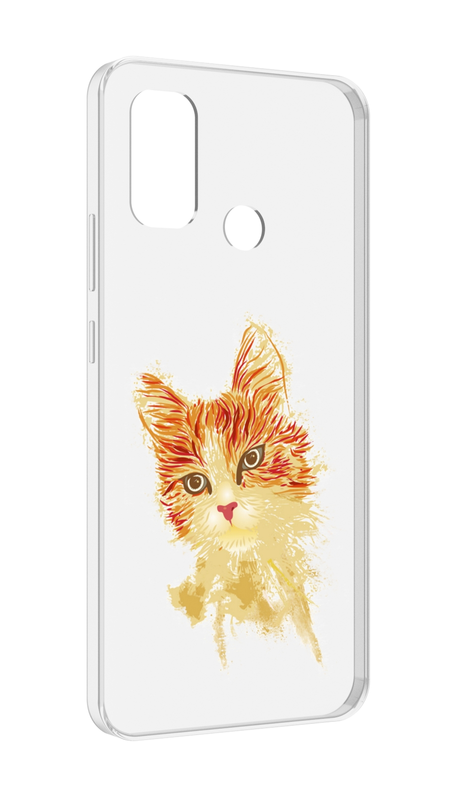 

Чехол MyPads рыжий кот для UleFone Note 10P/Note 10, Прозрачный, Tocco