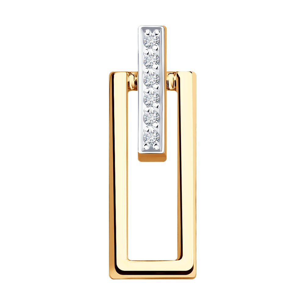 

Кулон из красного золота с бриллиантом SOKOLOV Diamonds 1030865, 1030865