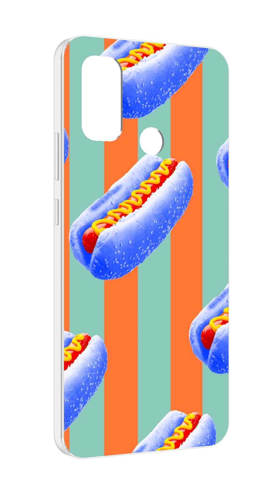 

Чехол MyPads синие хотдоги для UleFone Note 10P/Note 10, Прозрачный, Tocco