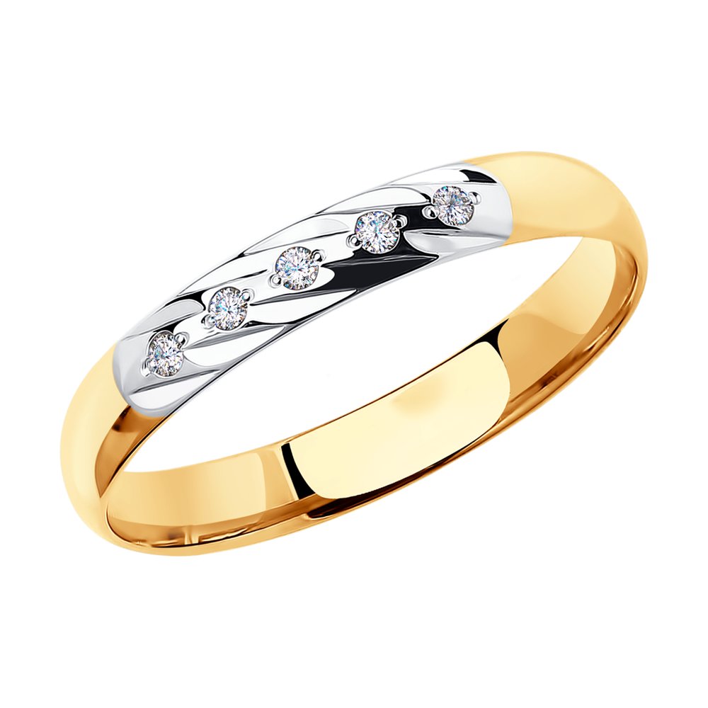 

Кольцо из красного золота с бриллиантом р. 17,5 SOKOLOV Diamonds 1110169, 1110169