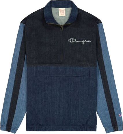 

Джинсовая куртка мужская Champion 214502 синяя 2XL, Синий, 214502