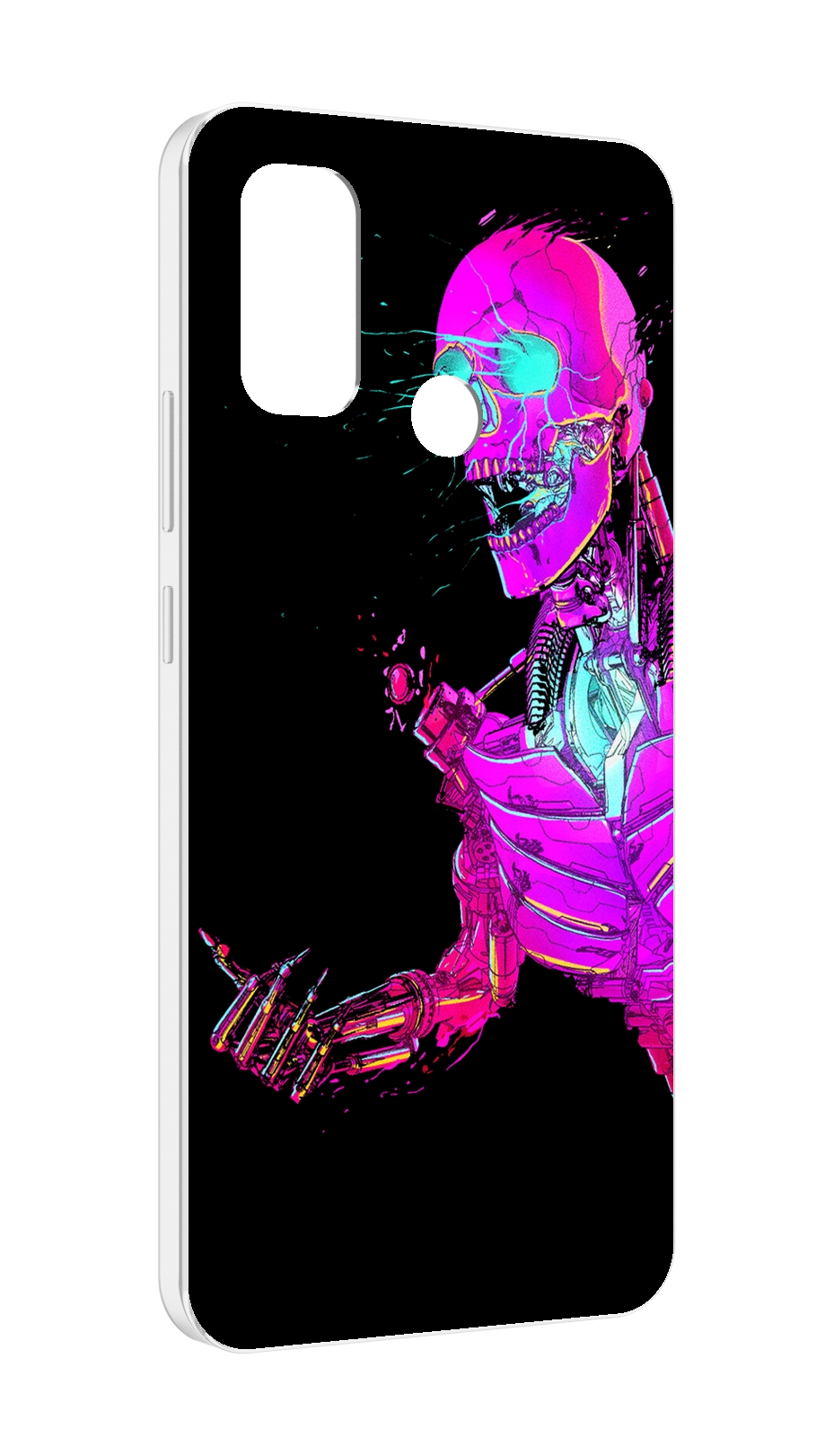 

Чехол MyPads скелет-робот-фиолетовый для UleFone Note 10P/Note 10, Прозрачный, Tocco