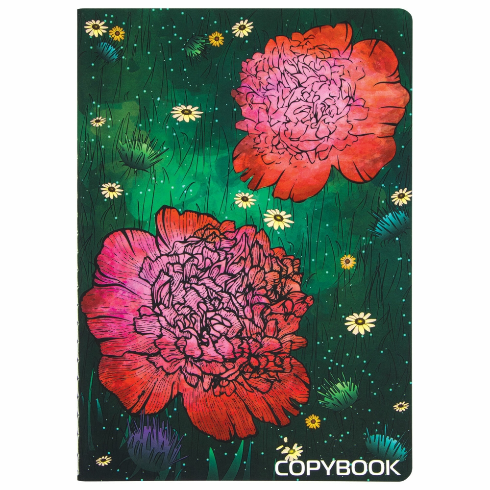 

Набор из 6 шт, Тетрадь 40 л. 70 г/м2, А5 (147х210 мм), RED FLOWERS, Brauberg, 403784
