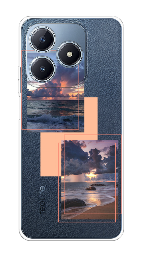 

Чехол Homey на Realme C63 "Sky collage", Розовый;прозрачный;синий, 2517350-1