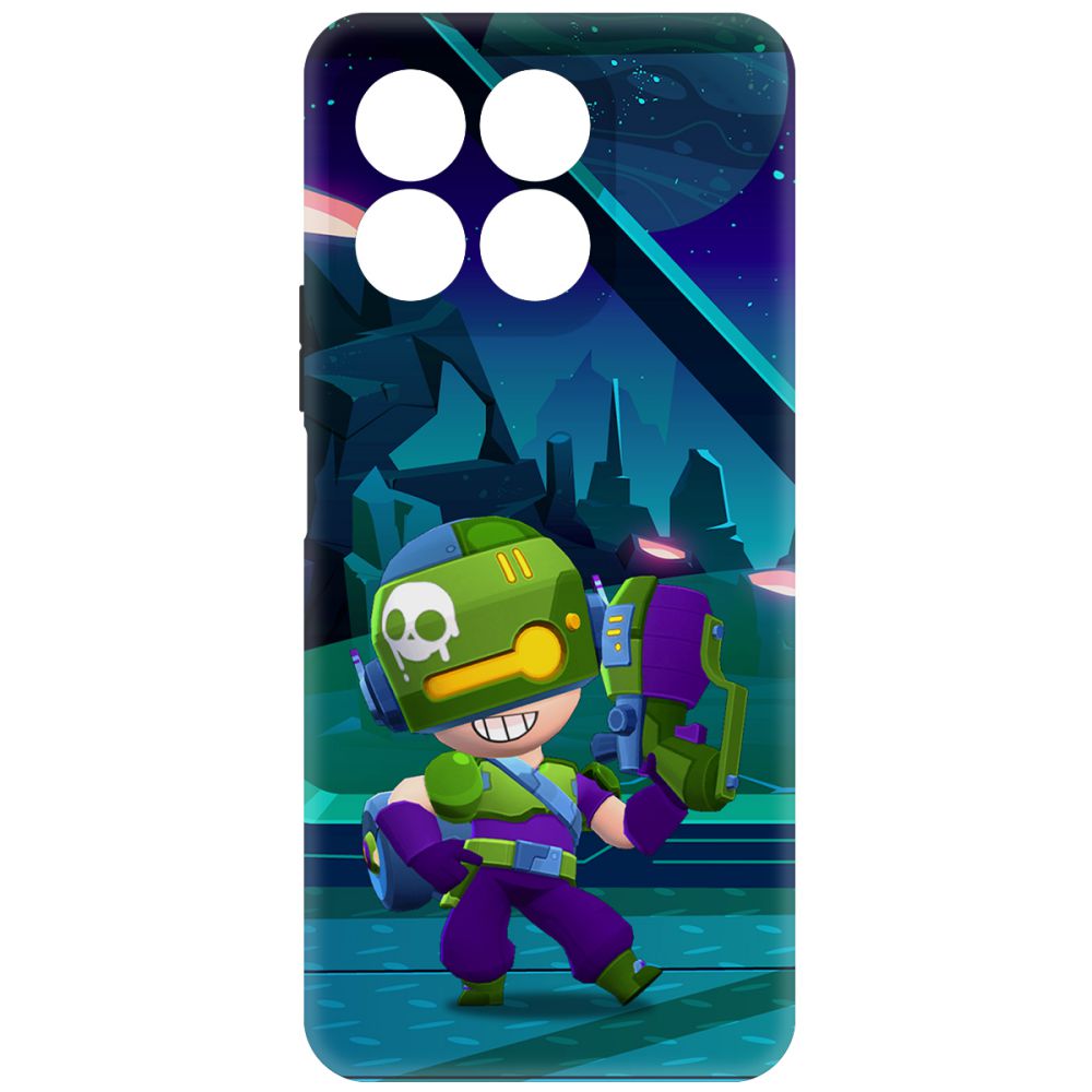 

Чехол-накладка Krutoff Soft Case Brawl Stars - Контрабандистка Пенни для Honor X8b черный