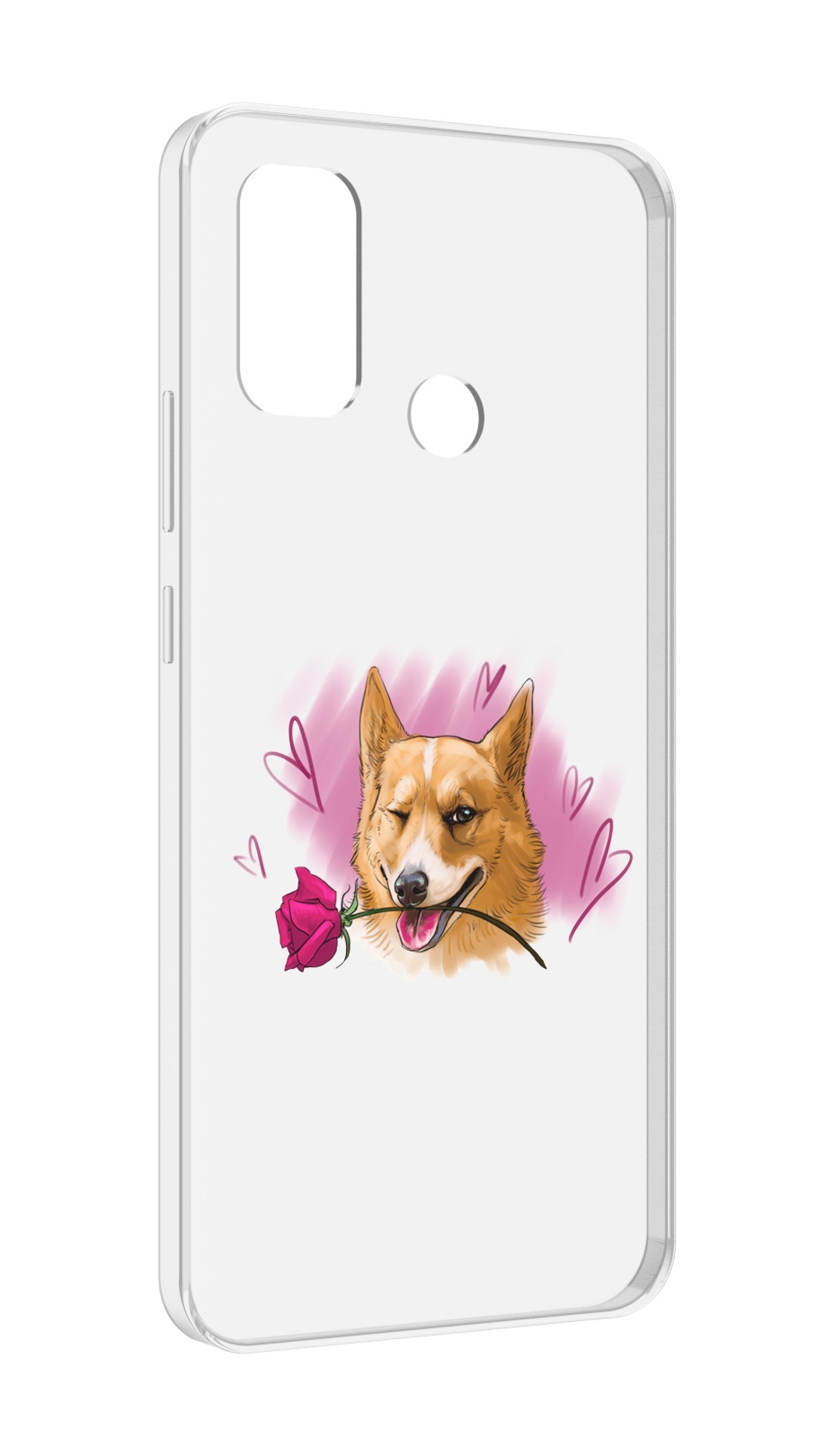 

Чехол MyPads собачка-с-розочкой для UleFone Note 10P/Note 10, Прозрачный, Tocco