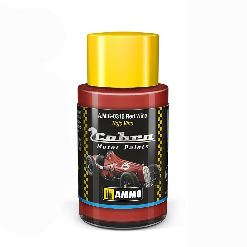 

Акриловая краска Ammo Mig Cobra Motor Красное вино AMIG0315 30 мл