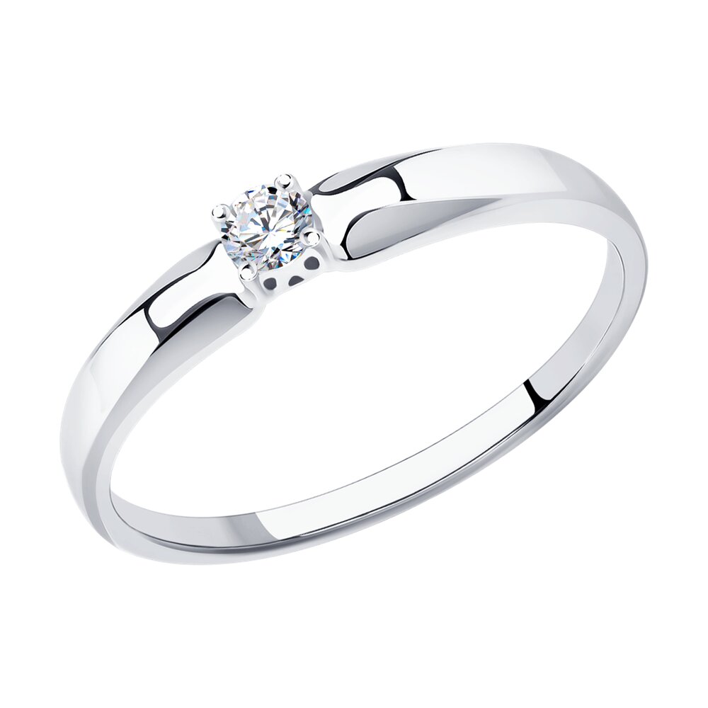 

Кольцо из золота р.  SOKOLOV Diamonds 1012259-3, бриллиант, 1012259-3