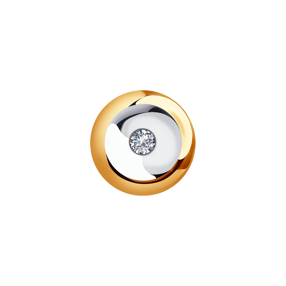 

Бегунок из красного золота SOKOLOV Diamonds 1030717, бриллиант, 1030717