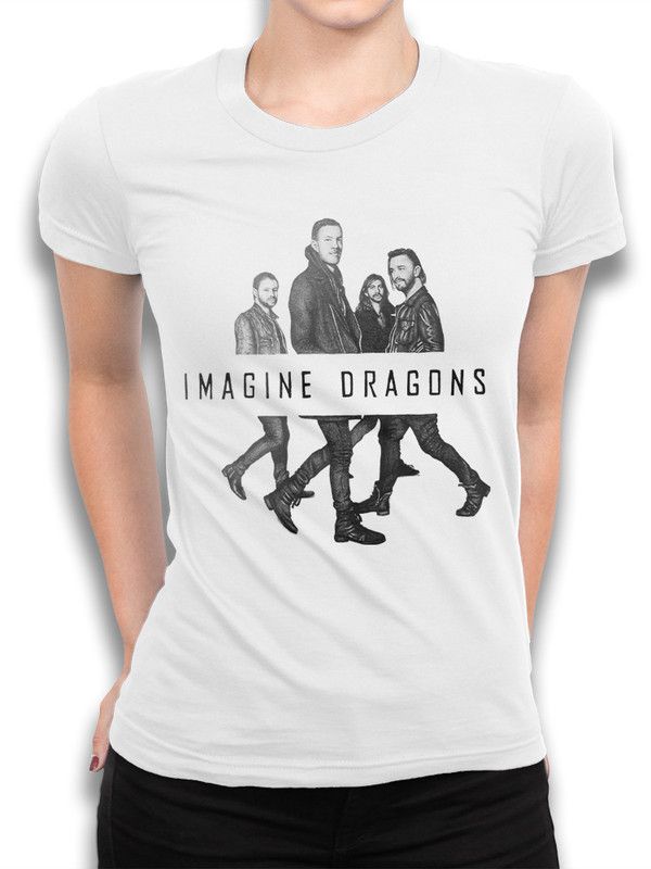 

Футболка женская DreamShirts Studio Imagine Dragons IMD-231219-1 белая L, Белый, Imagine Dragons IMD-231219-1