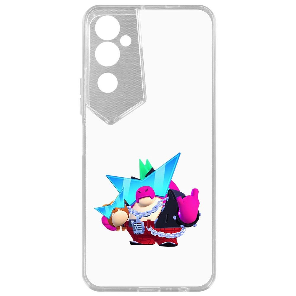 

Чехол Brawl Stars-Плохиш Базз для Tecno Pova Neo 2, Прозрачный