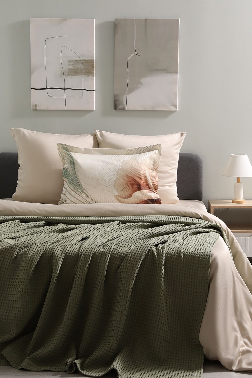 Плед Vandyck хаки 250x270 BLMK16101