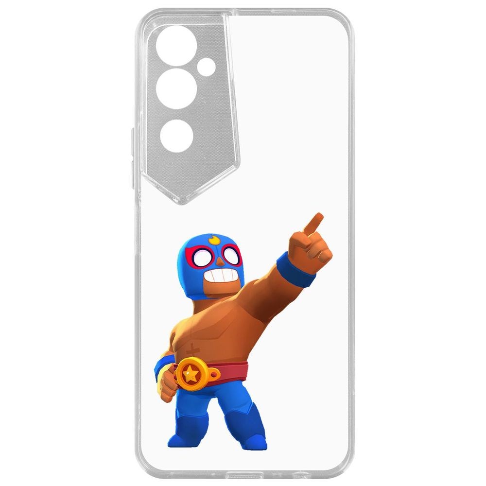 

Чехол Brawl Stars-Эль Примо для Tecno Pova Neo 2, Прозрачный