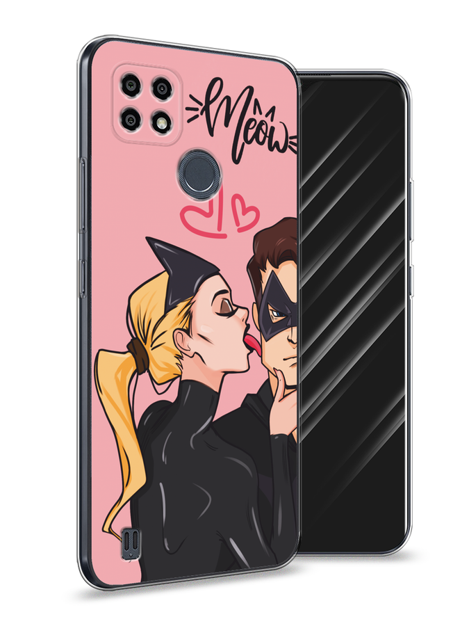 

Чехол Awog на Realme C21Y/C25Y "Kiss of Cat Woman", Розовый;черный;бежевый, 256850-1