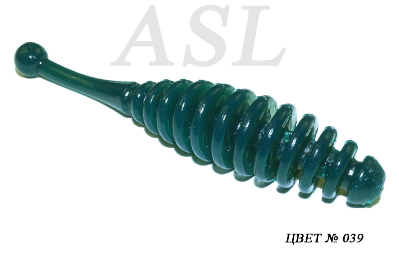 

Силиконовая приманка ASL Бу-Бу цв. 039 L-7 см 7шт/уп, Бу-бу