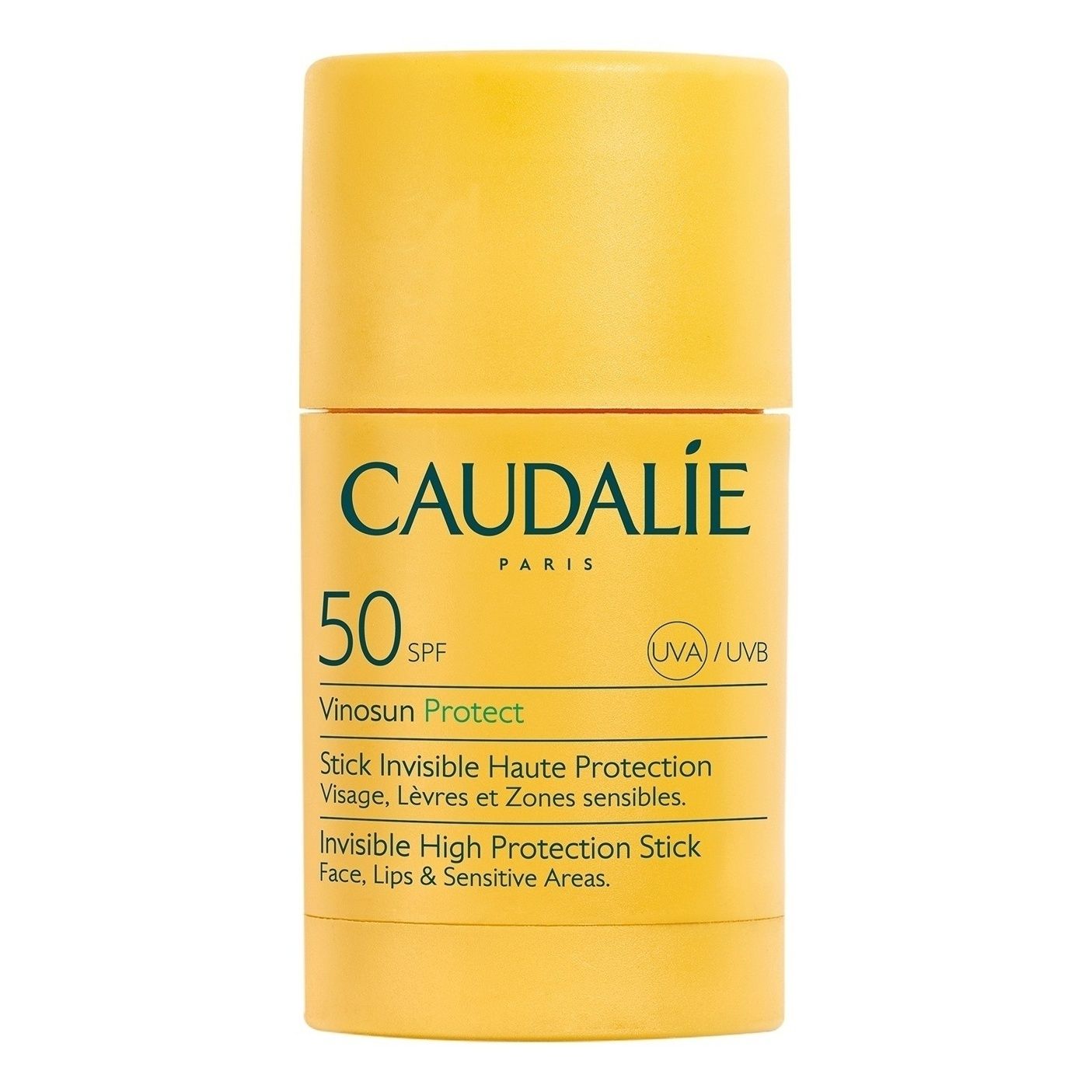 Солнцезащитный стик Caudalie Vinosun Protect Invisible Stick для лица и тела SPF 50 15 г