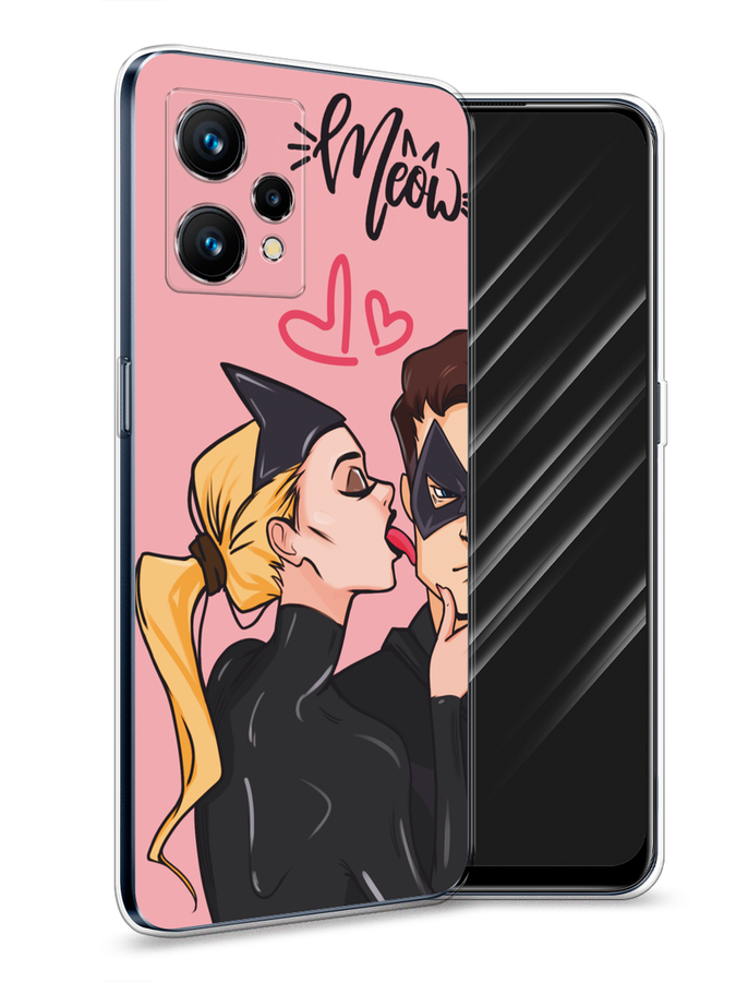 

Чехол Awog на Realme 9 4G "Kiss of Cat Woman", Розовый;черный;бежевый, 257250-1