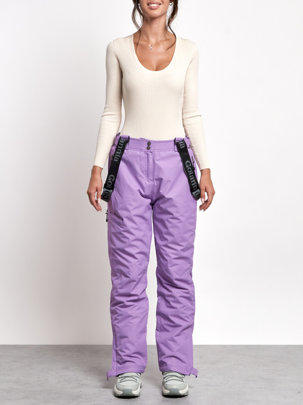 Горнолыжные брюки женские Colannia AD2250F, фиолетовый 42