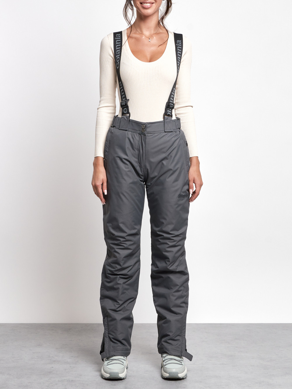 Горнолыжные брюки женские Colannia AD7602Sr, серый 42