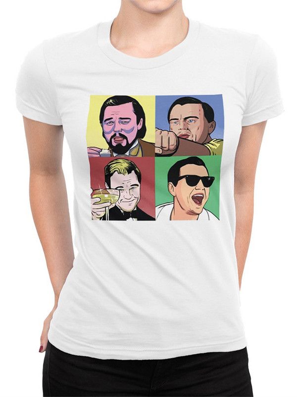 

Футболка женская DreamShirts Studio Мемы Леонардо Дикаприо LEO-34722w-1 белая L, Белый, Мемы Леонардо Дикаприо LEO-34722w-1