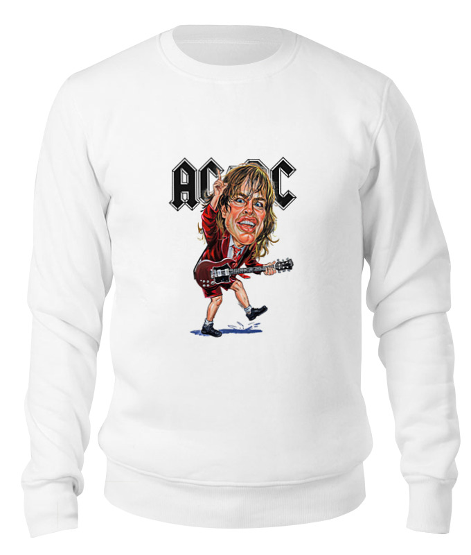

Свитшот унисекс Printio Ac/dc белый M, Ac/dc