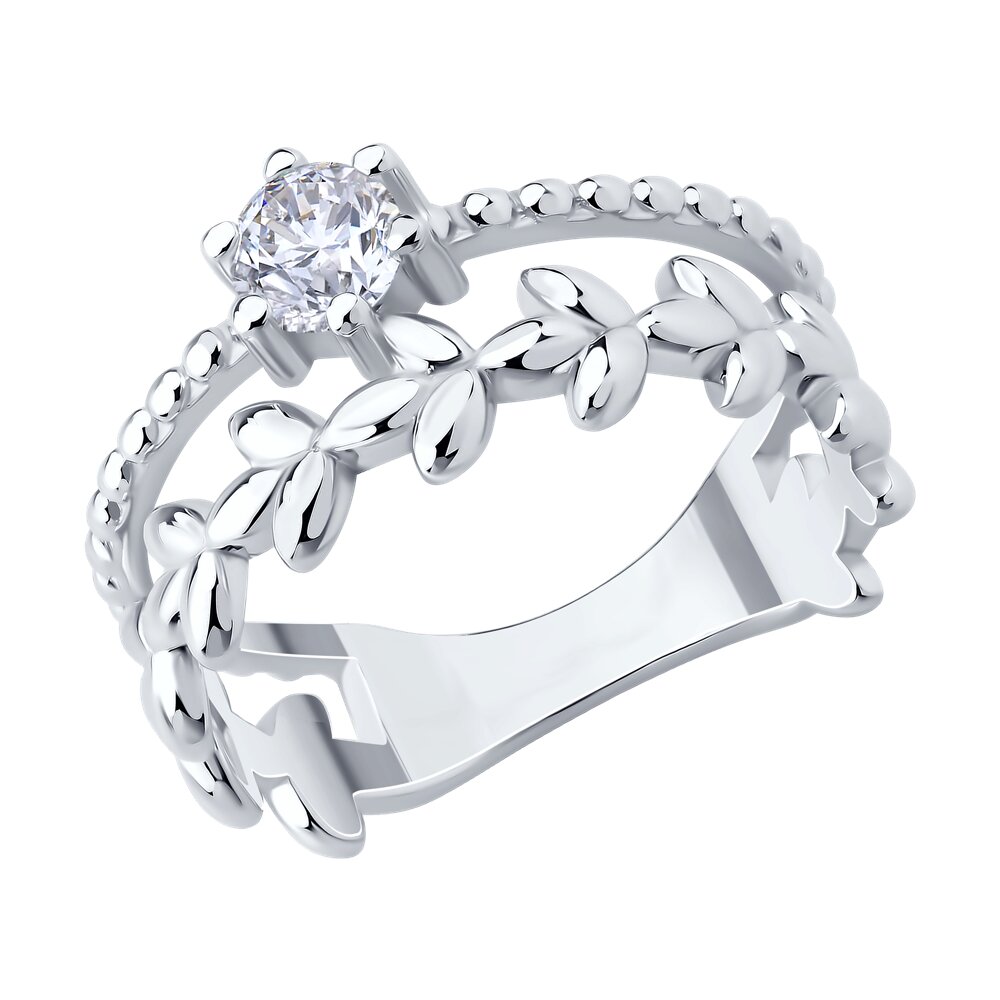 

Кольцо из серебра р. , SOKOLOV 94014248-91, фианит, 94014248-91