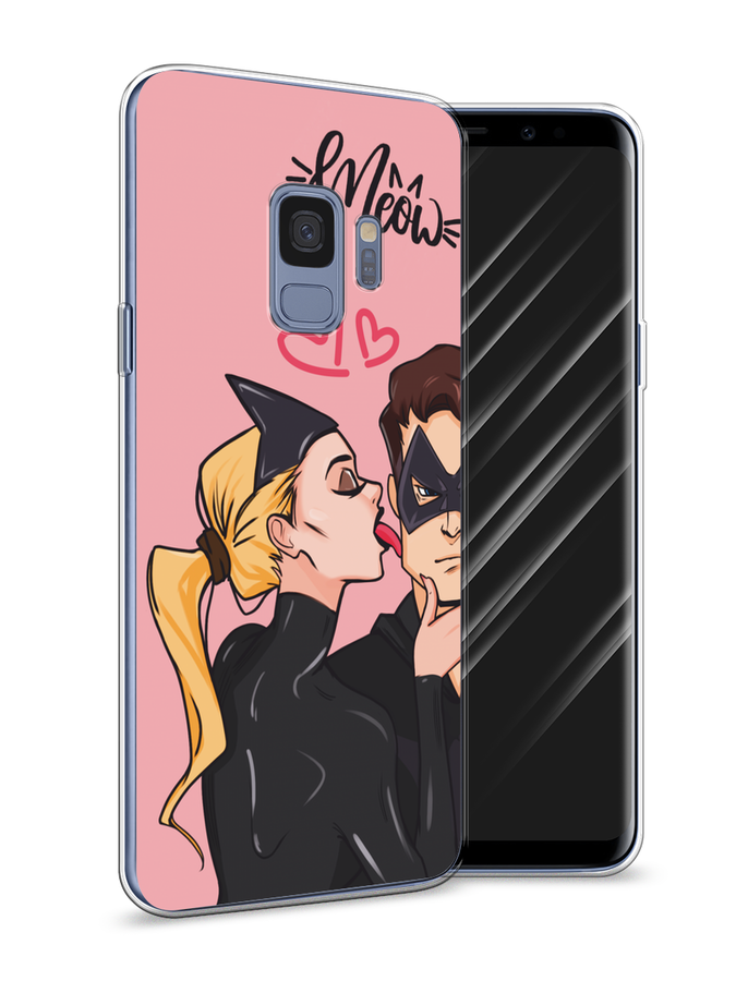 

Чехол Awog на Samsung Galaxy S9 "Kiss of Cat Woman", Розовый;черный;бежевый, 25750-1