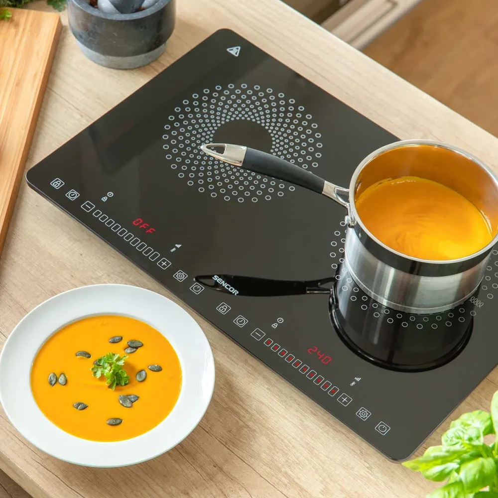 

Настольная электрическая плитка Sencor SCP 4501 BK черный, SCP 4501 BK