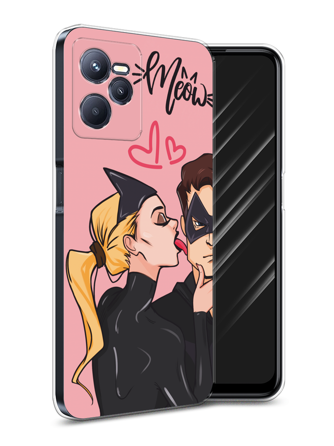 

Чехол Awog на Realme C35 "Kiss of Cat Woman", Розовый;черный;бежевый, 259250-1