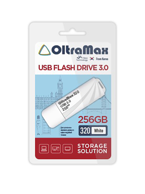 

Флешка Oltramax 320 256ГБ White (OM-256GB-320-White), 320